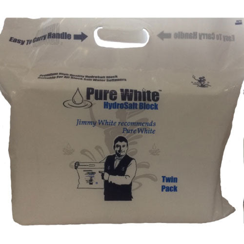 Pure White Block Salt - Twin Pack (8kg)